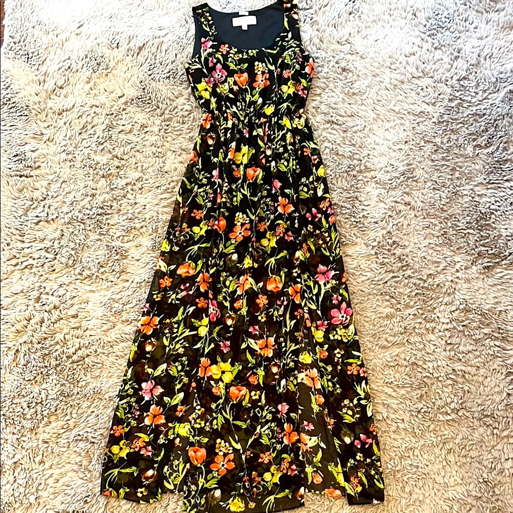 Philosophy Classic FLORAL SLIT Dress